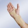 Muñequera inmovilizada con ferula palmar